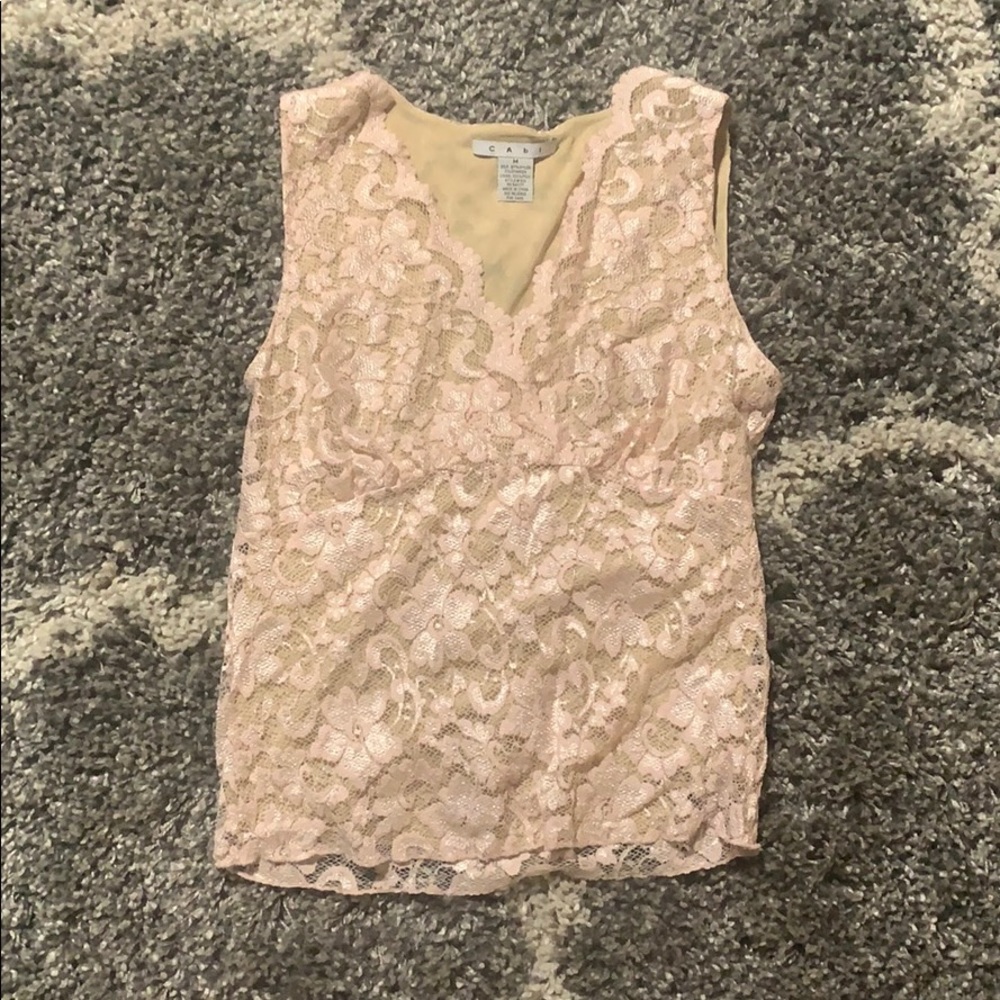 Flowery lace top
